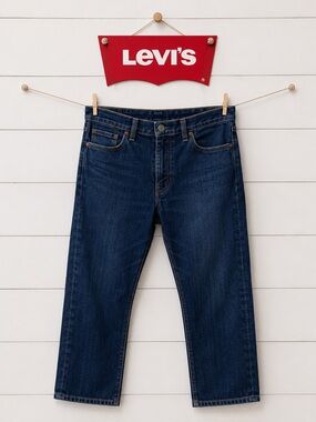LEVI’S Men’s 504 Straight Jeans Dark Wash - Size W32 L30